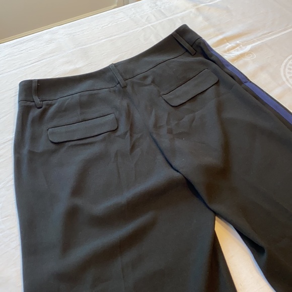 Black trouser style pant with side stripe detail. Size 6 - Picture 3 of 5